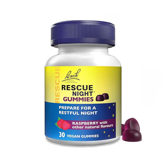 New RESCUE® Gummies are easy to take at bedtime to help prepare for a restful night's sleep