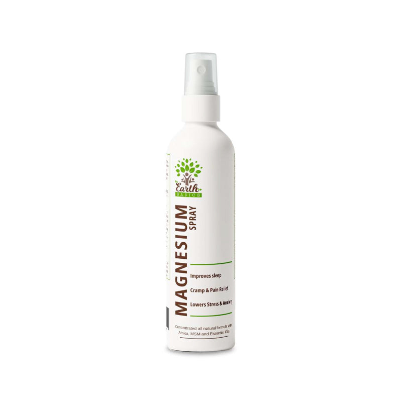 Magnesium spray for sleep, nerves, stress and anxiety. Aches and cramps, migraines and headaches.