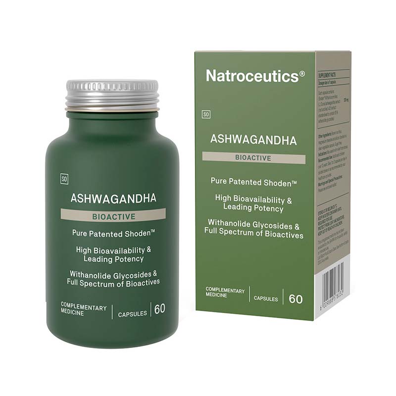 Natroceutics Ashwagandha Bioactive exclusively utilises Shoden®, scientifically proven to be the world’s most potent bioactive ashwagandha extract