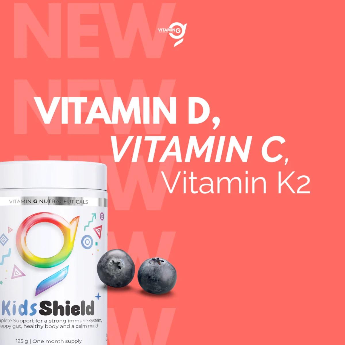 Vitamin G KidsShield+ 350g - Support for strong immune, happy gut and healthy body