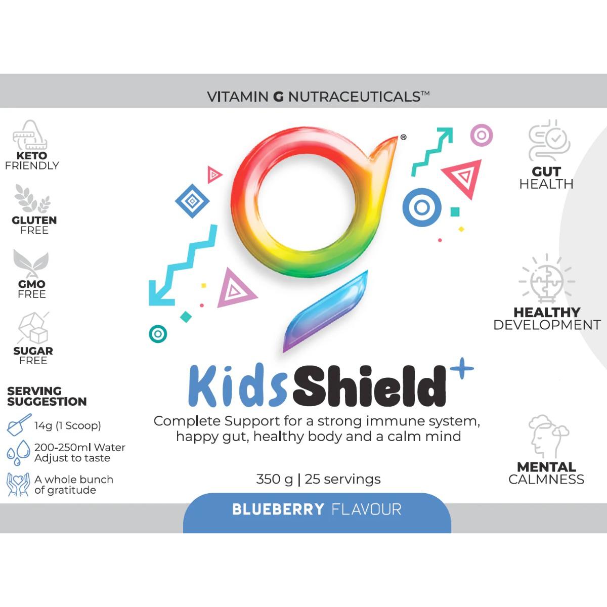 Vitamin G KidsShield+ 350g - Support for strong immune, happy gut and healthy body