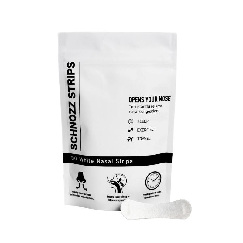 SCHNOZZ Nasal Strips 30 Day Supply