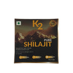 Aafiyah Healthcare K2 Pure Shilajit rich in fulvic acid and minerals to support energy, stamina, cognitive function, and overall wellness.
