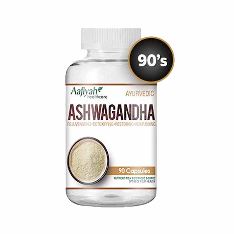 Aafiyah Healthcare Ashwagandha Capsules  for stress relief, improved energy, and enhanced mental clarity with natural ashwagandha extract