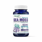 Aafiyah Healthcare Atlantic Irish Sea Moss Capsules - Assists with hair, nails and skin. Supports energy levels, immune system, blood sugar, cholesterol level, thyroid health and overall health
