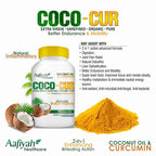 Aafiyah Healthcare Coco-Cur Capsules Premium blend of curcumin, coconut oil, and piperine for natural support of inflammation, digestion, and wellness