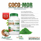 Aafiyah Healthcare Coco-Mor Capsules Moringa and coconut oil blend to naturally enhance vitality and support overall health and wellness