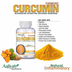 Aafiyah Healthcare Curcumin Capsules Natural support for inflammation, joint health, and overall wellbeing with powerful curcumin extract.