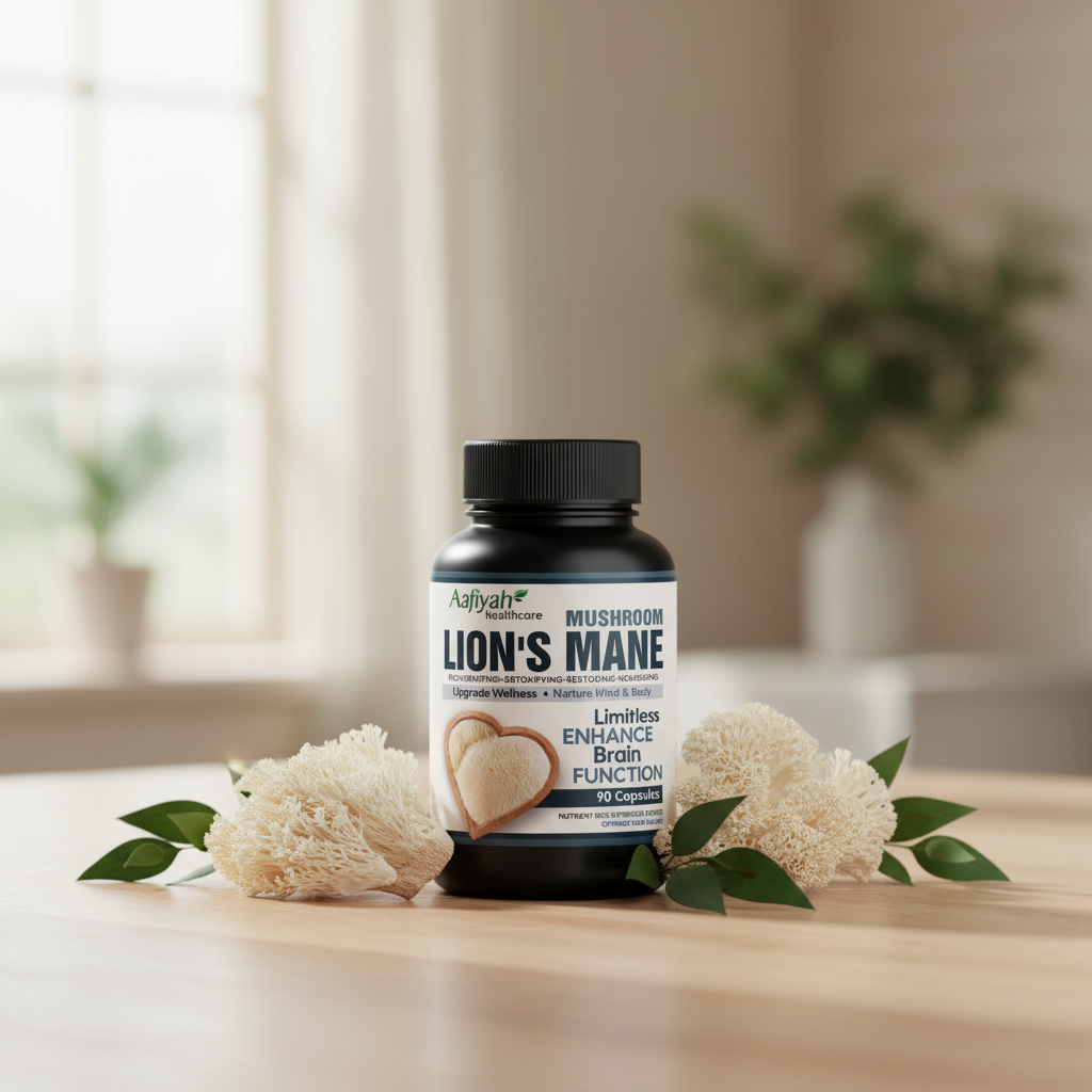 Aafiyah Healthcare Lions Mane 90 Capsules