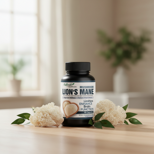 Aafiyah Healthcare Lions Mane 90 Capsules
