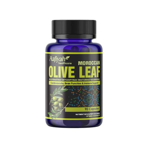 Aafiyah Healthcare’s Moroccan Olive Leaf Capsules contain a natural herbal extract traditionally used to support everyday vitality