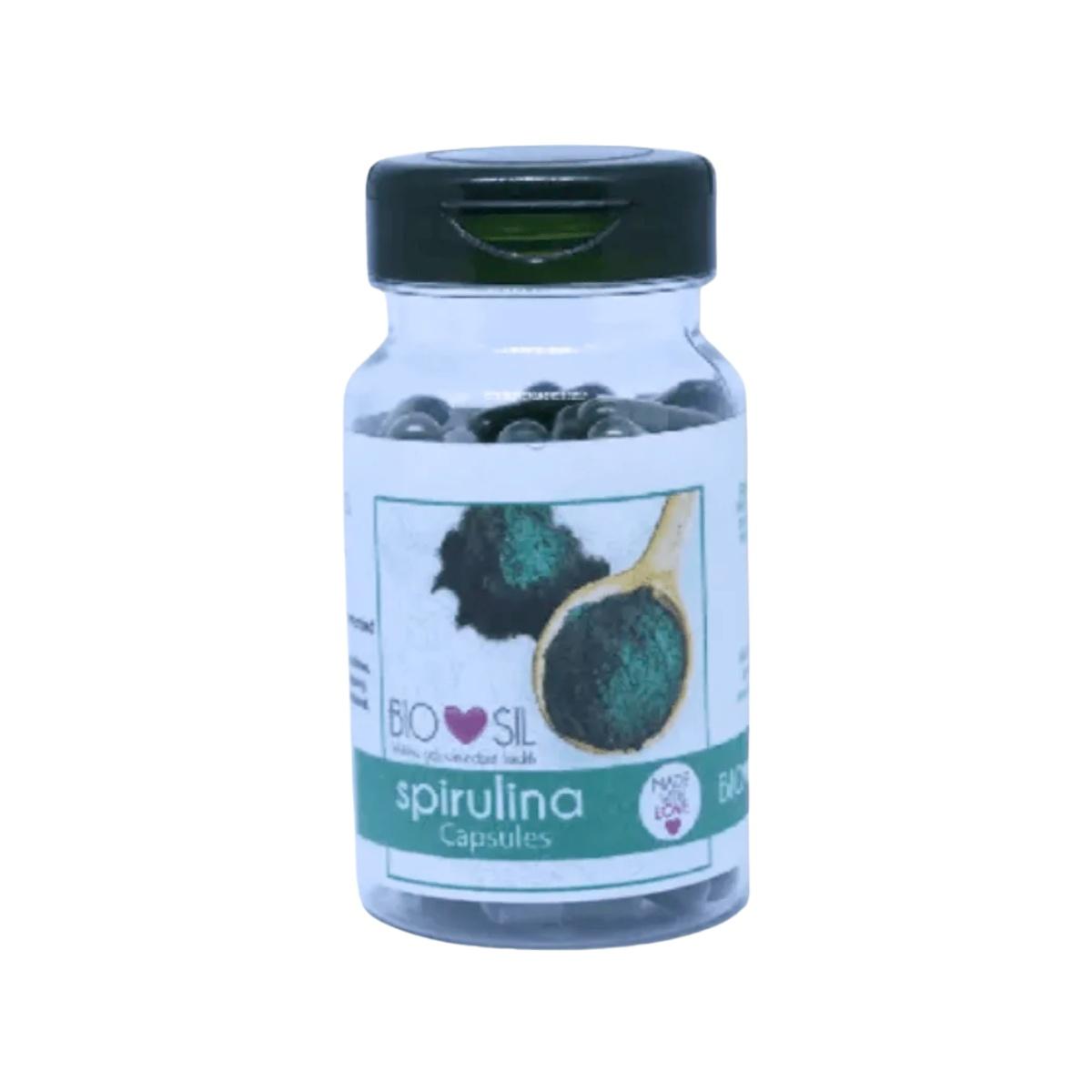 Biosil Spirulina 500mg 90 Capsules
