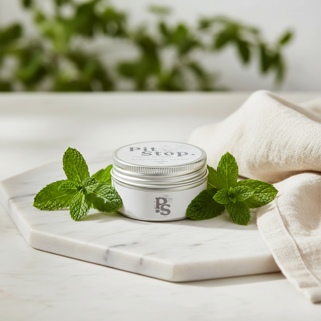 PitStop Natural Deodorant Peppermint Cream Sensitive 40g