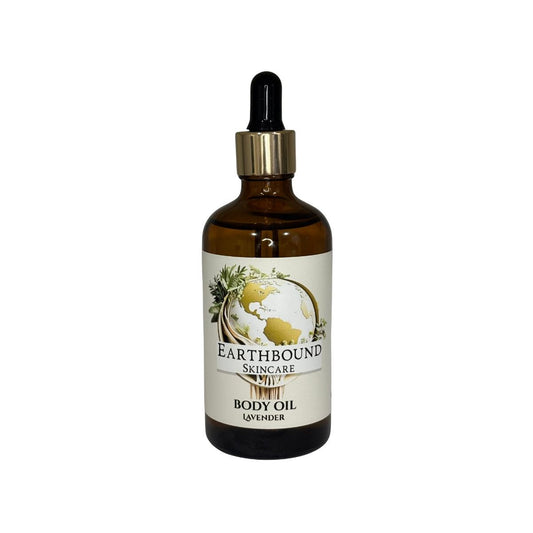 Earthbound Skincare Body Oil Lavender 100ml