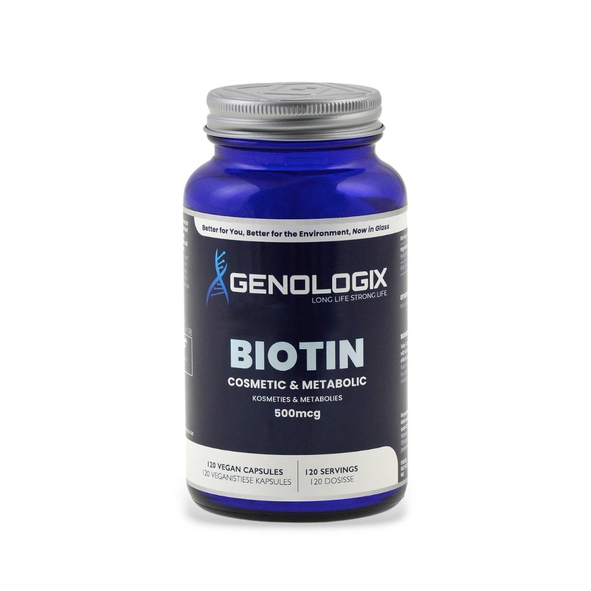 Genologix Biotin 500mcg 120