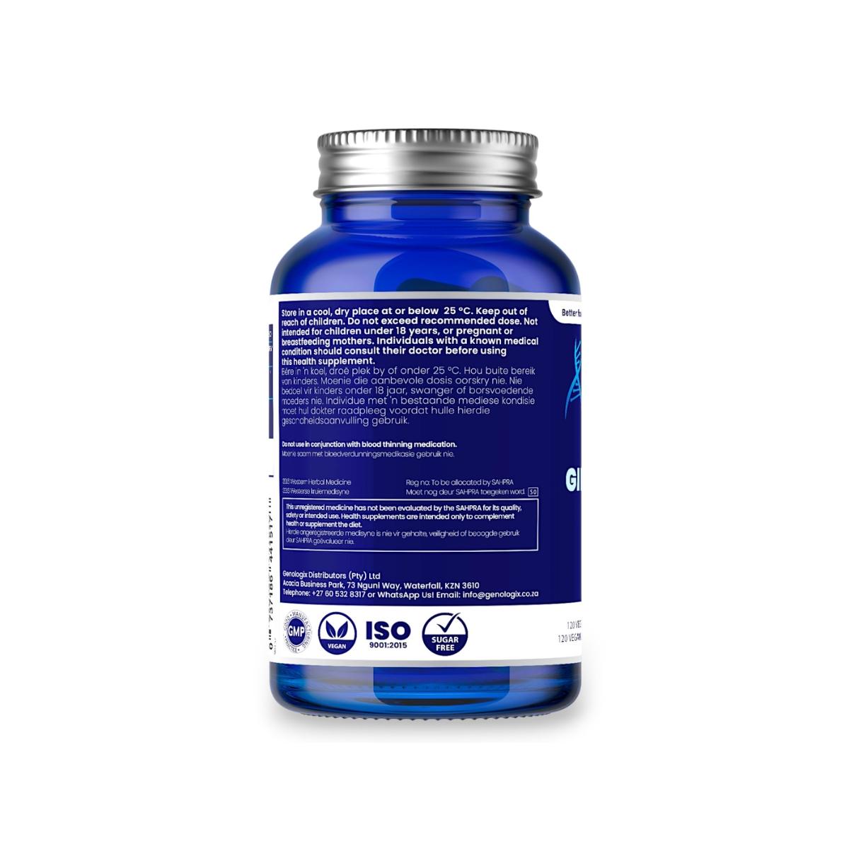 Genologix Gingko Biloba 500mg 120 Capsules