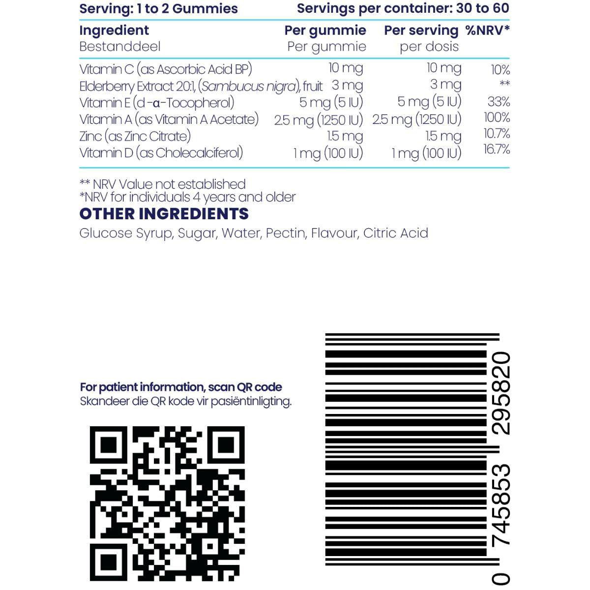 Genologix Kids Immunity Gummies 60
