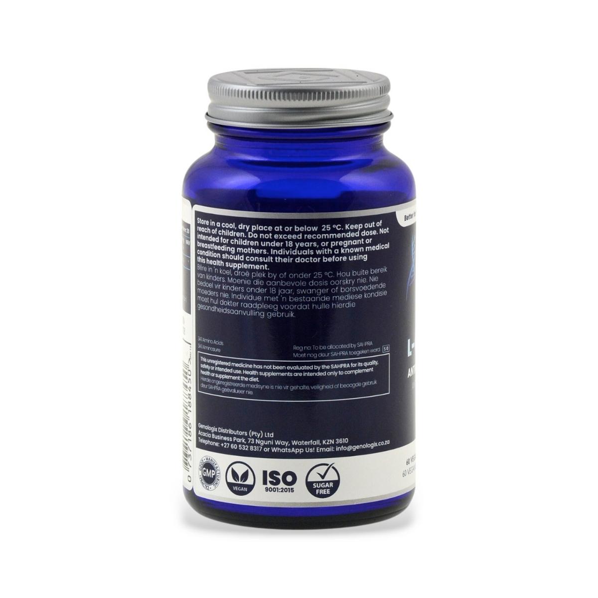 Genologix L-Glutathione 500mg 60