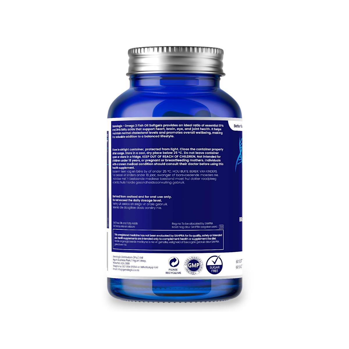 Genologix Omega 3 Fish Oils 2500mg 60