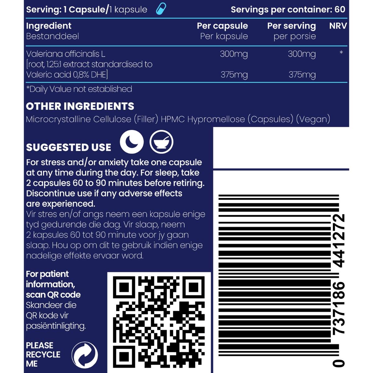 Genologix Valerian 300mg 60