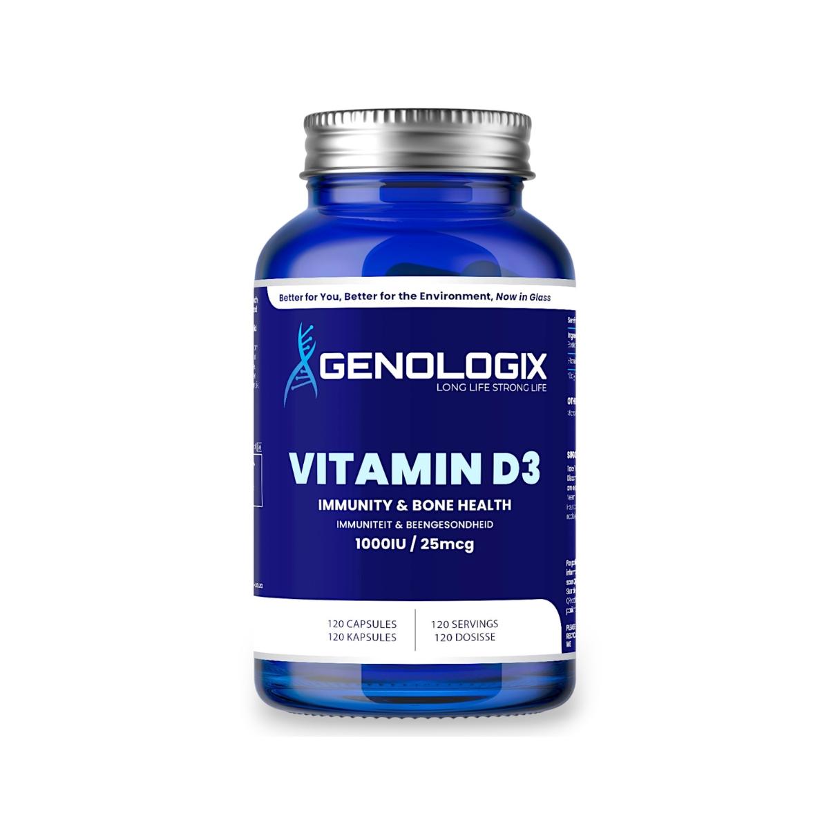 Genologix Vitamin D3 1000iu 120