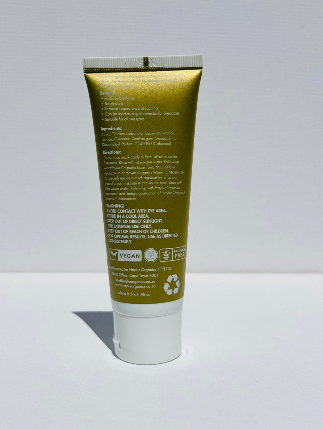 Haylur Organics Medicated Scrub and Mask 75ml