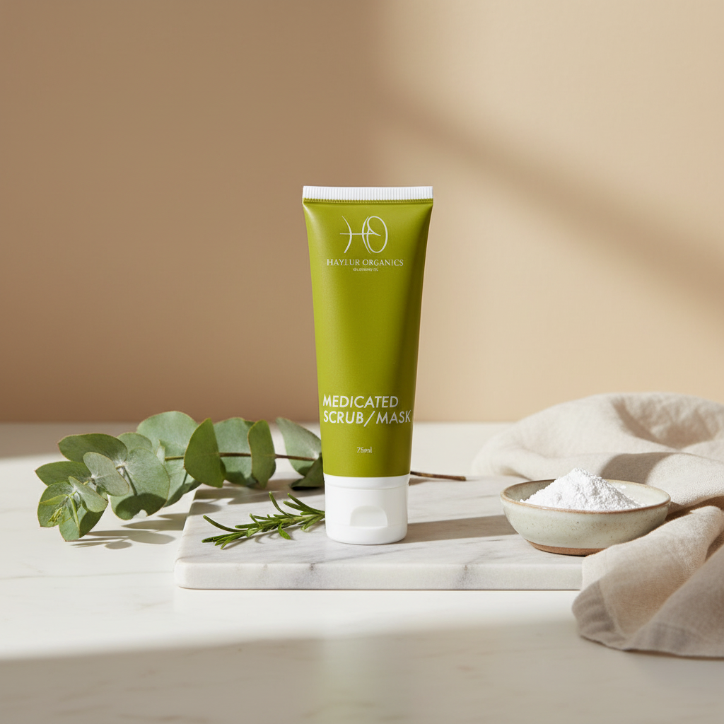 Haylur Organics Medicated Scrub and Mask 75ml