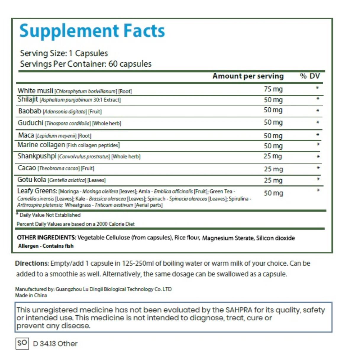 Kisten Herbals HIS AbiliTEA 60