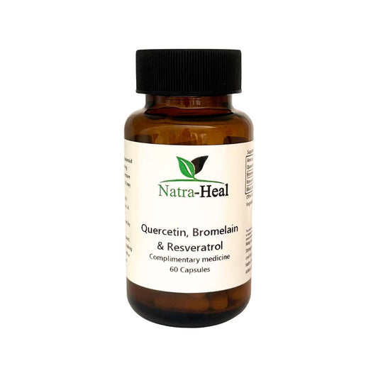 Natra-Heal Quercetin Bromelain and Resveratrol 60