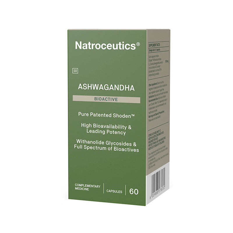 Natroceutics Ashwagandha Bioactive exclusively utilises Shoden®, scientifically proven to be the world’s most potent bioactive ashwagandha extract