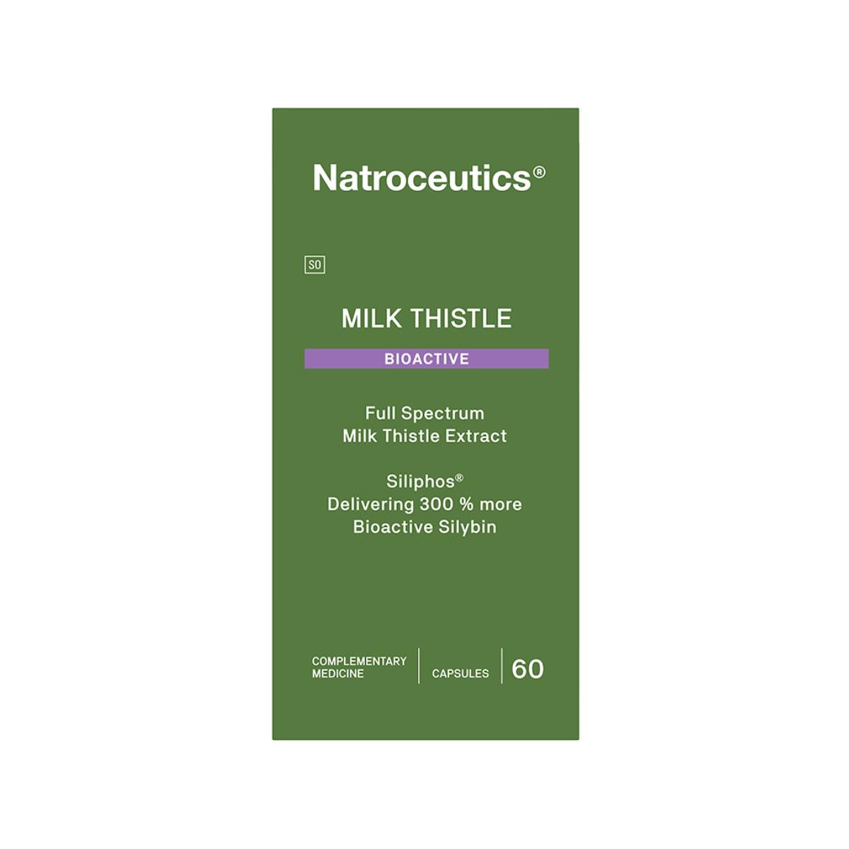 Natroceutics Milk Thistle Bioactive 60