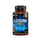 Supplement bottle labeled L-Lysine 2000MG