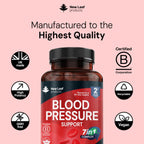 New Leaf Blood Pressure Support 7-in-1 120 Capsules