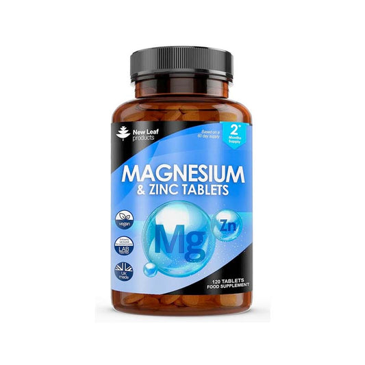 New Leaf Magnesium with Zinc 120 Tablets