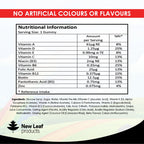 New Leaf Multi Vitamin Gummies for Kids 60 Tasty, chewable gummies packed with essential vitamins and minerals