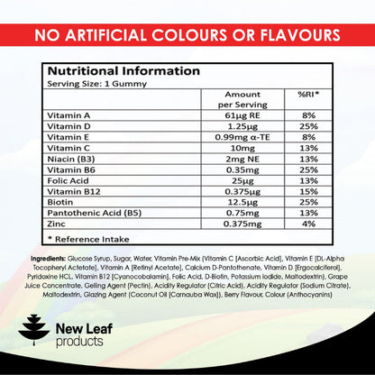 New Leaf Multi Vitamin Gummies for Kids 60