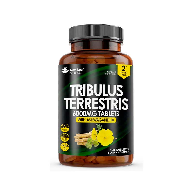 New Leaf Tribulus Terrestris 6000mg with Ashwagandha 120
