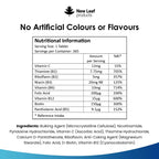 Nutritional ingredients of New Leaf Vitamin B Complex 365 Tablets 12 Month Supply