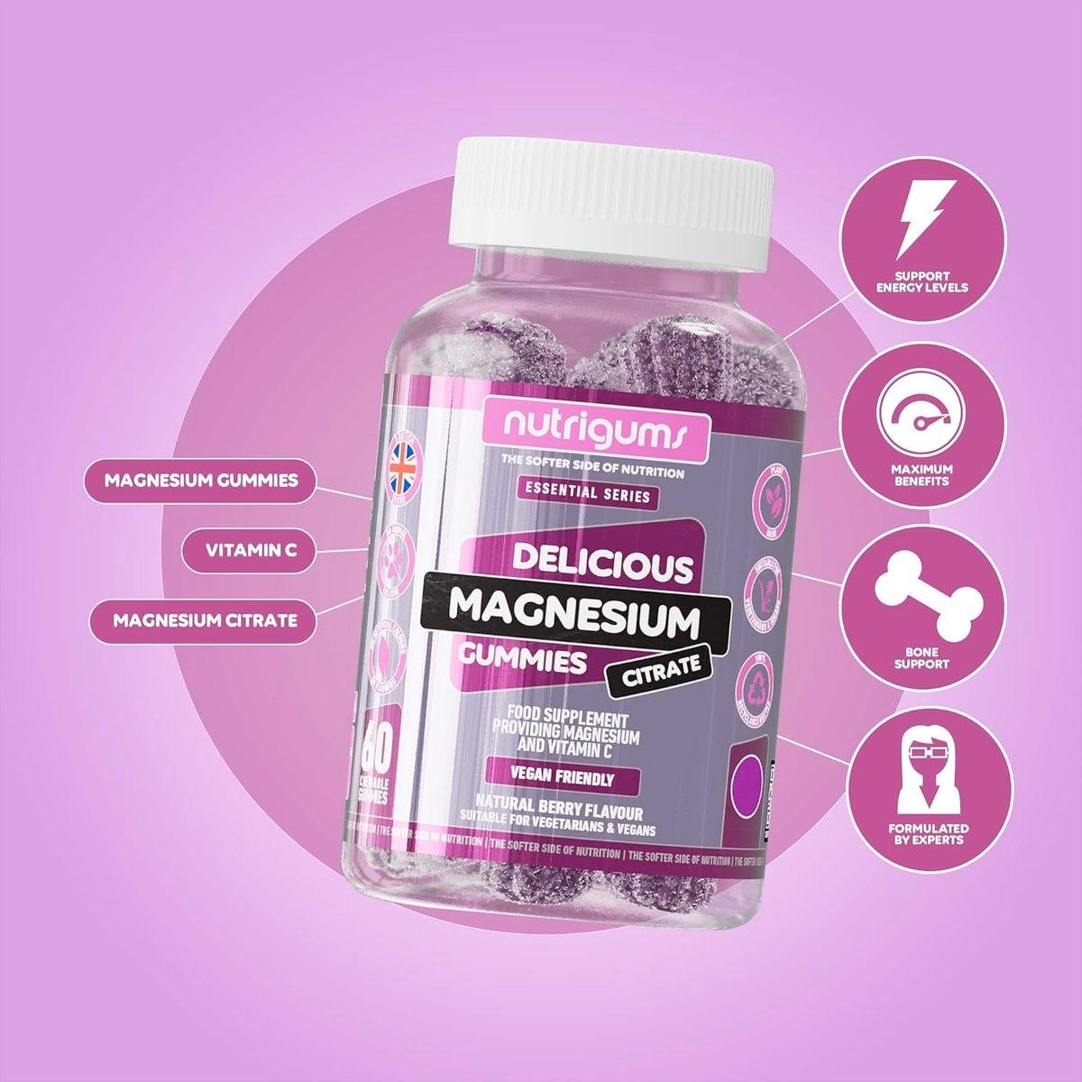 Nutrigums Magnesium Citrate & Vitamin C Gummy 60