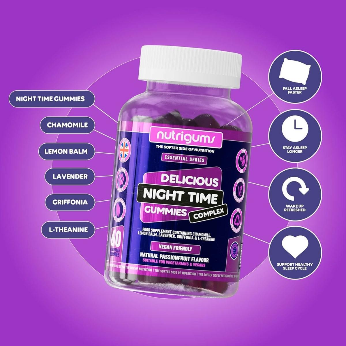 Nutrigums Night Time Complex Gummy 60