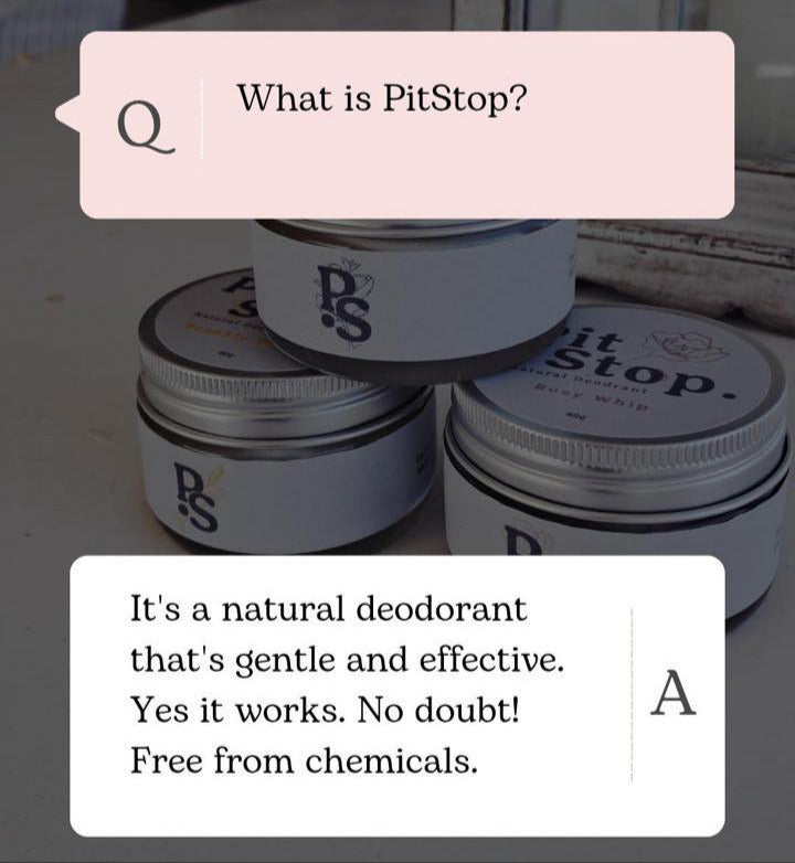 Dr Nazeefah PitStop Natural Deodorant aluminium-free skincare product