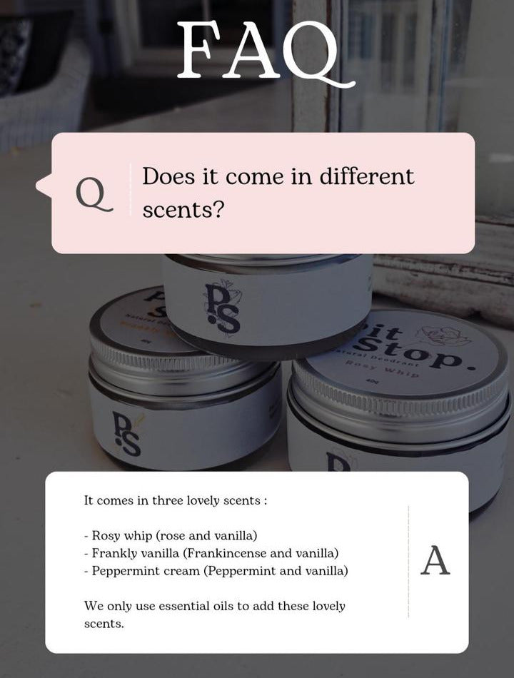 Dr Nazeefah PitStop Natural Deodorant aluminium-free skincare product