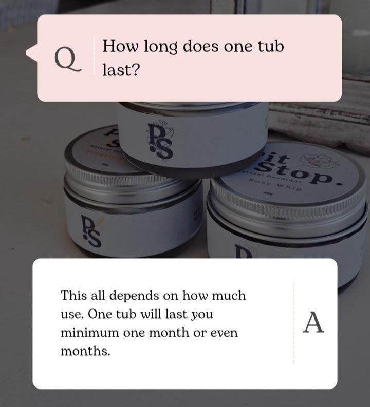 Dr Nazeefah PitStop Natural Deodorant aluminium-free skincare product