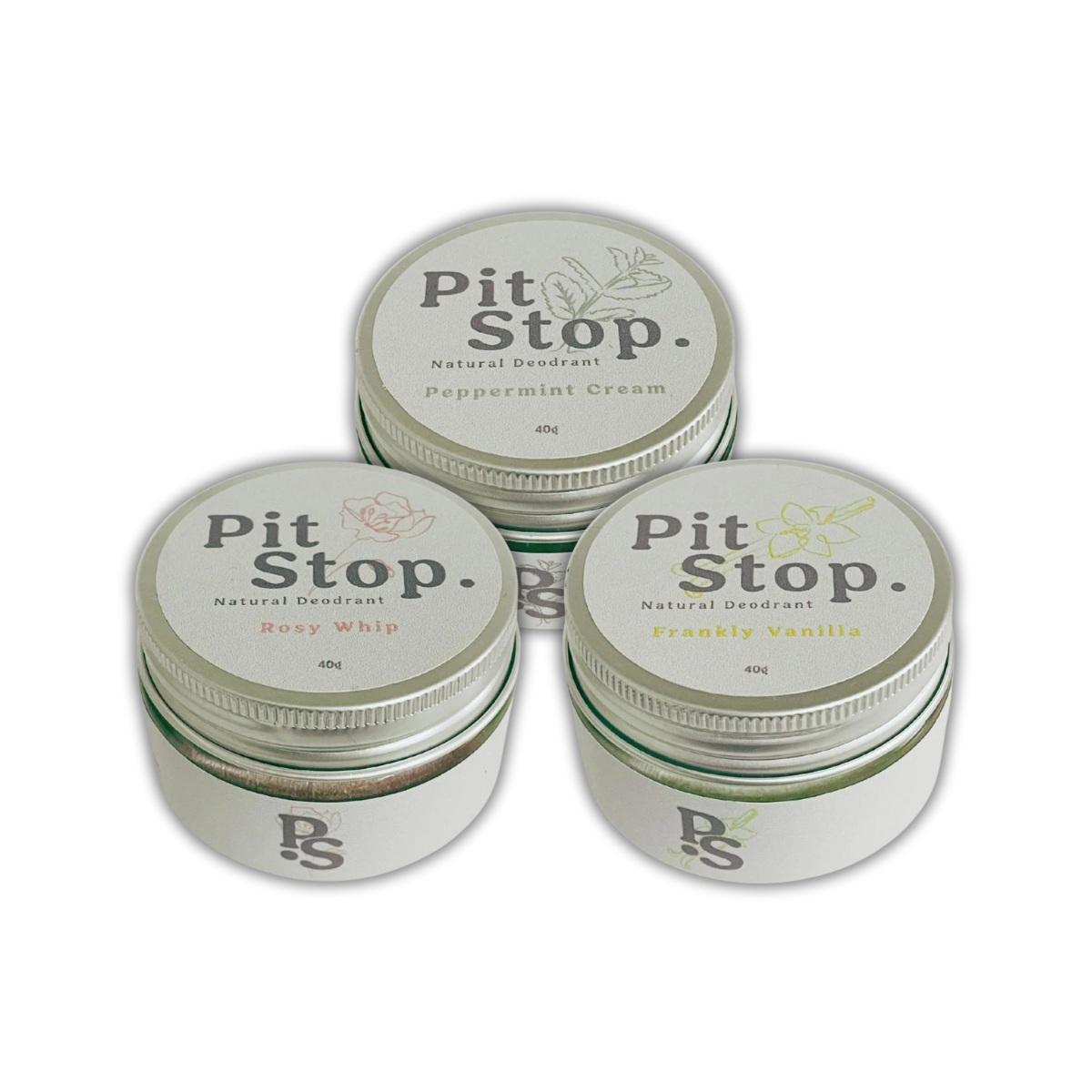 PitStop Natural Deodorant Triple Combo