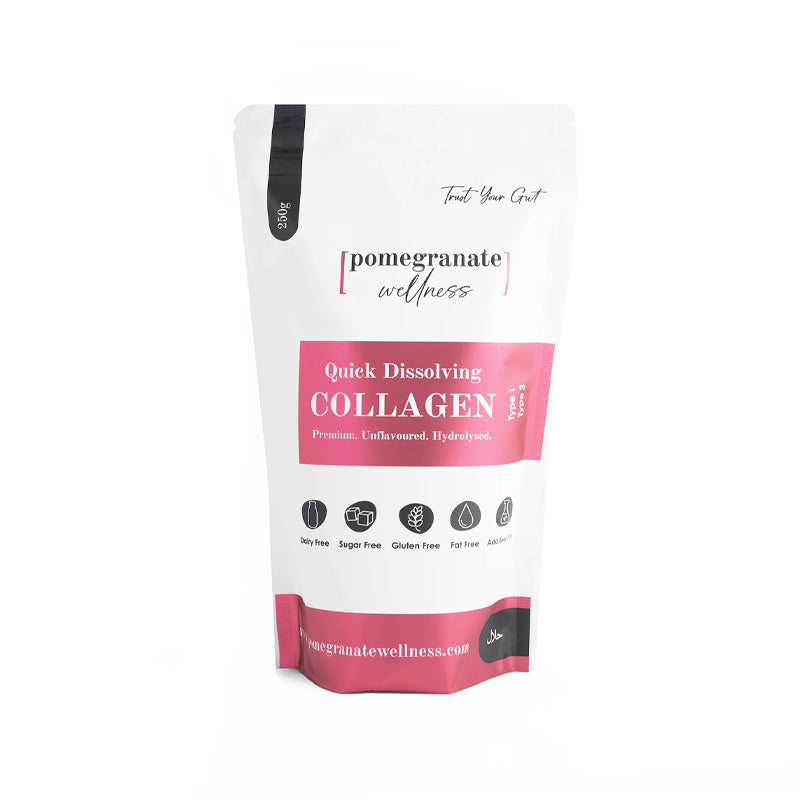 Pomegranate Wellness Halal Quick Dissolving Collagen, 250g, South Africa