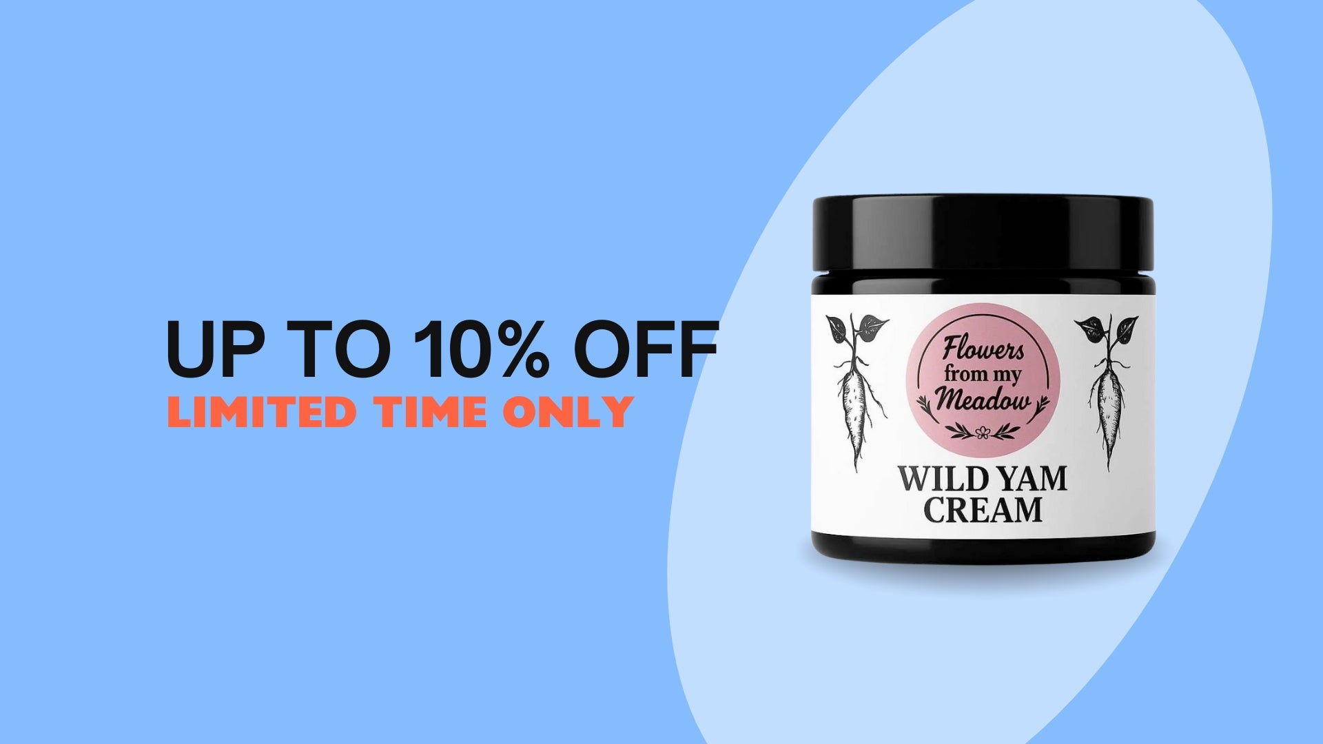 Wild Yam Cream – Vegan & 100% Organic - Now with MCT Oil for improved absorption and efficacy