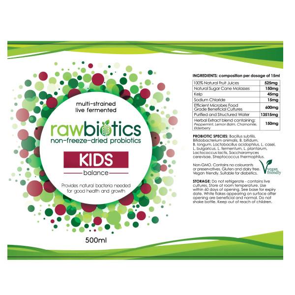 Rawbiotics KIDS Balance 500ml