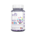 A bottle of Softi Daily Kids Complete Multivitamin, 60 Halal Gummies, With 11 Vitamins and Minerals