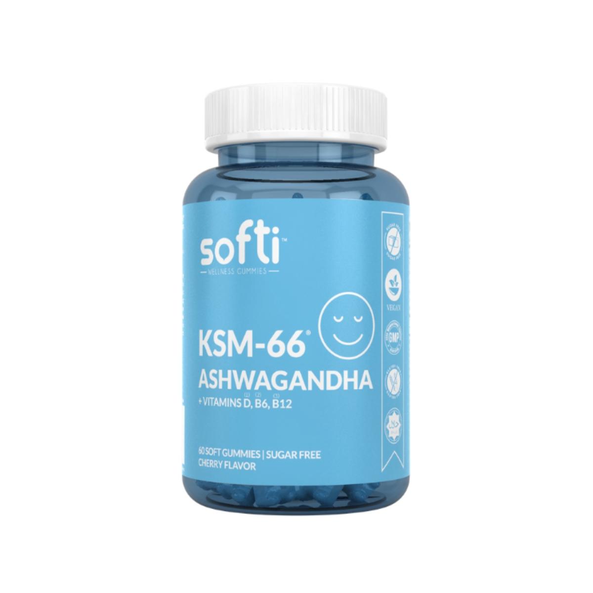 Softi KSM-66 Ashwagandha 60 Gummies