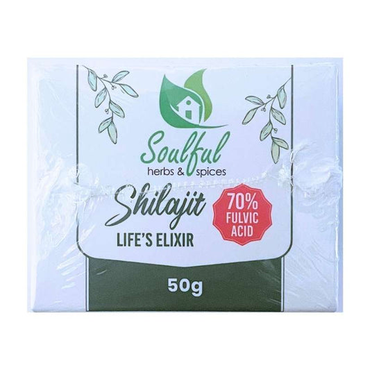 Soulful Herbs & Spices Shilajit Resin 70% Fulvic Acid 50g
